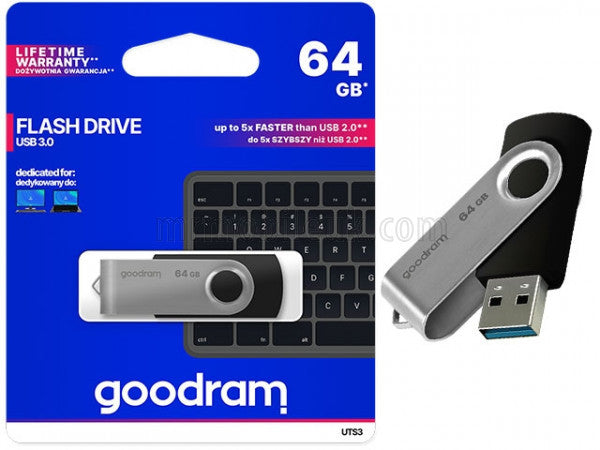 GOODRAM UTS3 Twister 64GB USB 3.0 Flash Drive