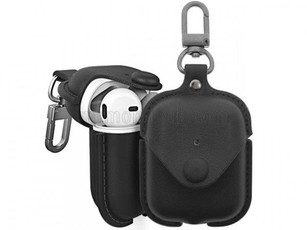 Airpods 1/2 Charger PU Leather Case