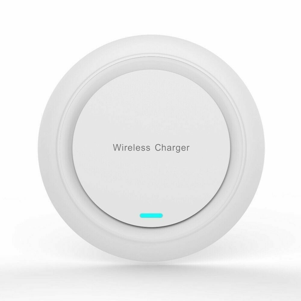 White Fast Qi Wireless Charger Charging Pad For Apple iPhone 12 12Pro Max