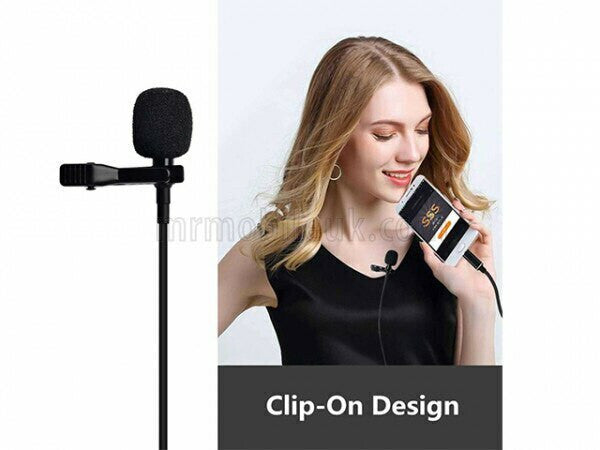 VD-LM203 Lavalier Microphone to USB-C - Black