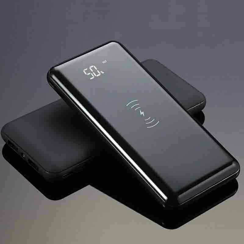 Apple iPhone 12 pro max 2 USB LCD Qi wireless  Power Bank