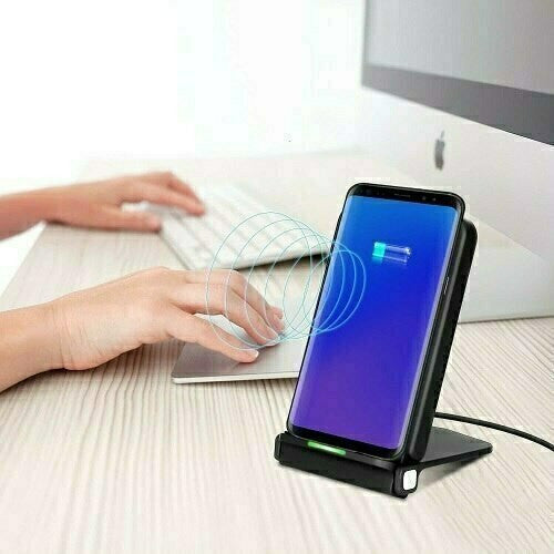 Qi Wireless Fast Charging Dock Stand for Samsung galaxy S23 S23 ultra, S23 plus