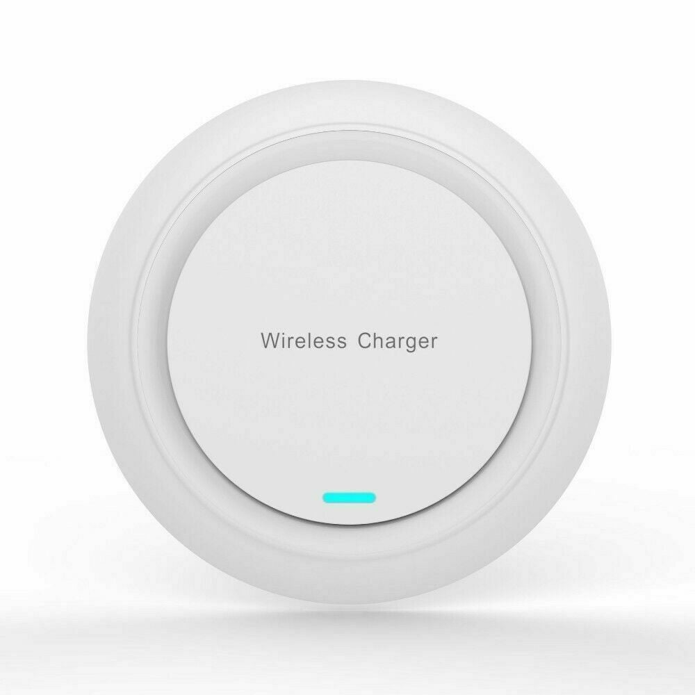 White Fast Qi Wireless Charger Charging Pad For  Samsung galaxy s22 S22 ultra s22 Plus