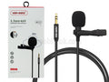VD-LM201 Lavalier Microphone to 3.5mm AUX - Black
