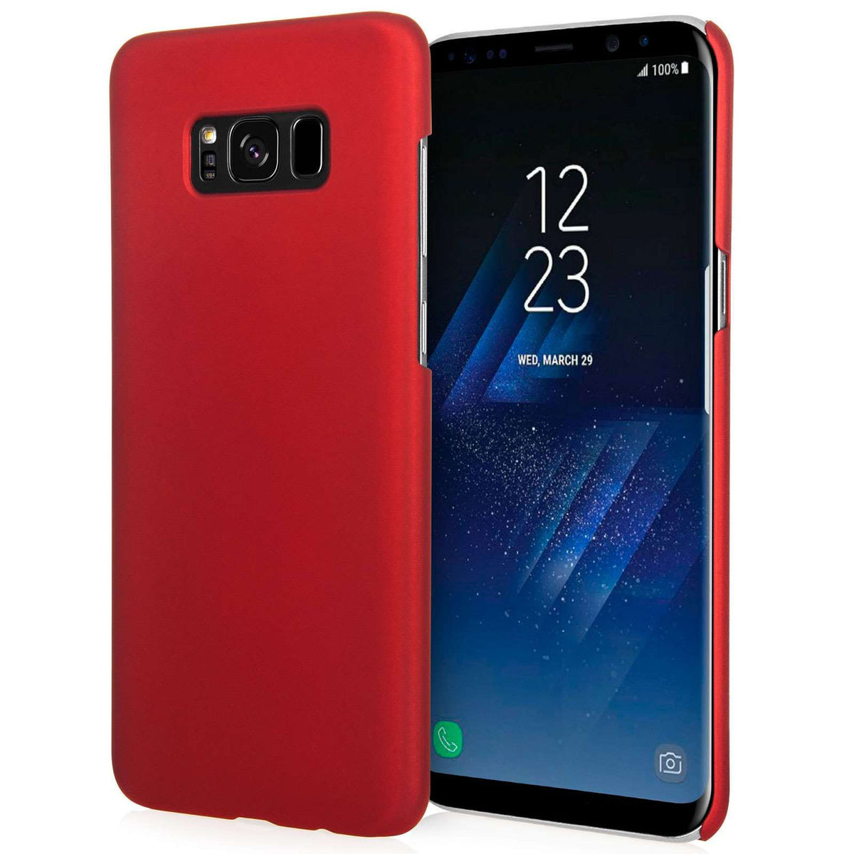 Samsung Galaxy S8 Plus Hybrid Case - Red