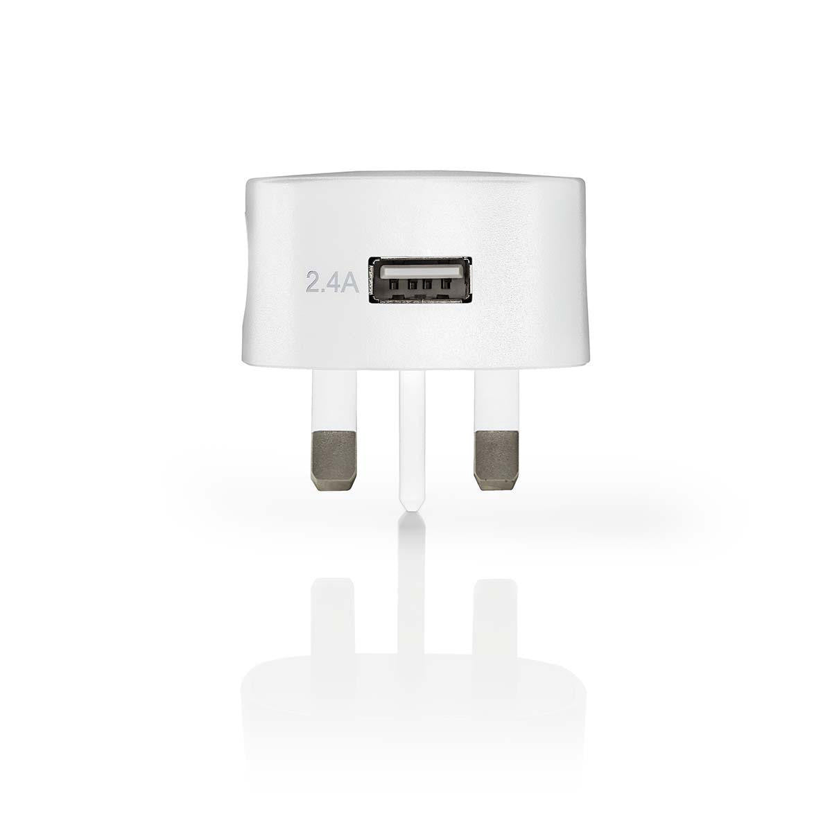 Wall Charger | 2.4 A | USB | White