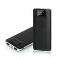 Black Dual USB 900000mah Portable LCD Power Bank for apple iPhone12 12pro 12pro max