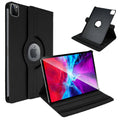 Apple iPad Pro 12.9 (2020)  Black Leather Rotating Case