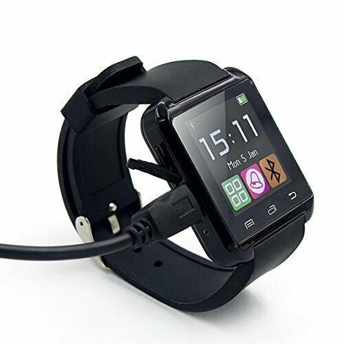 Black Smart Watch for  Sport Running  Pedometer Monitor for  Android