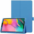 Samsung Galaxy Tab A 10.5 SM-T590 T595 Sky Blue Leather Tablet Stand Flip Cover
