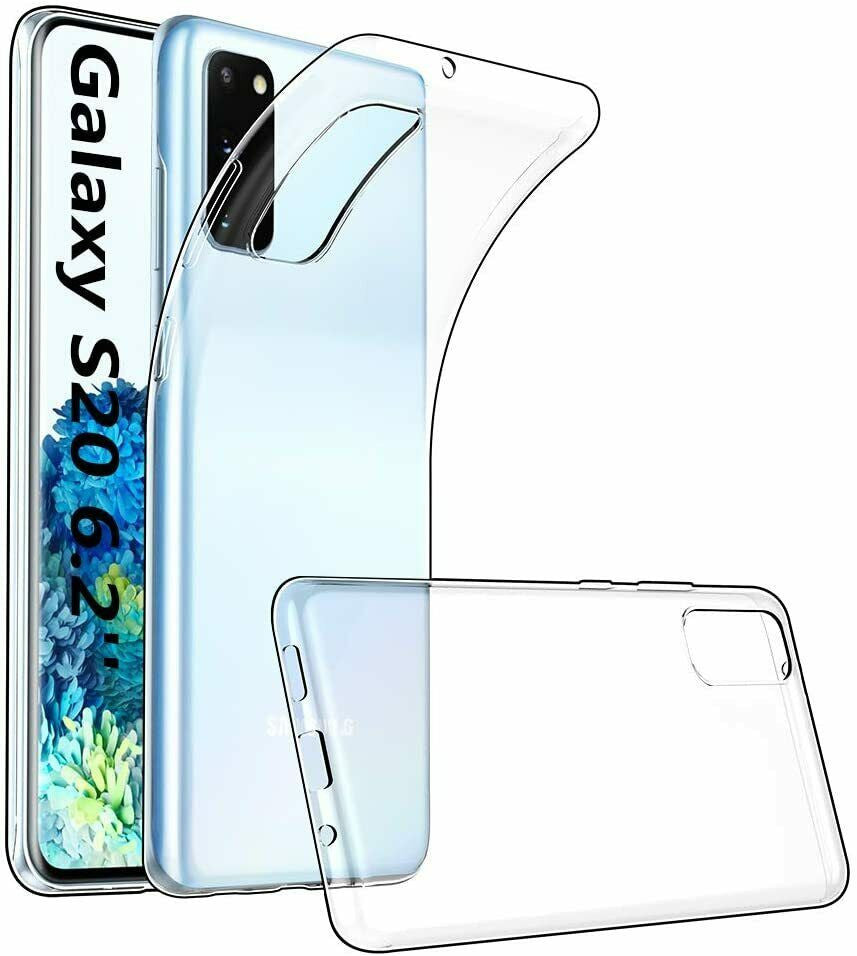 Clear Gel back Case for Samsung Galaxy S20
