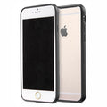 Apple iPhone 8  Clear Transparent Back Hard Case TPU Silicone Bumper Cove Black