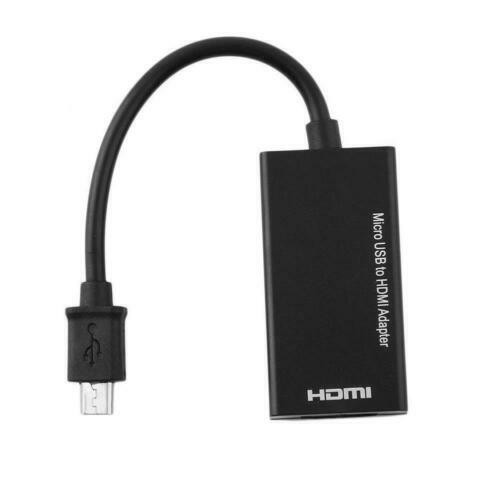 Micro USB MHL To HDMI Adaptor + Charging Port for Samsung Galaxy, HTC, Black