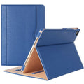 iPad  9.7(2017) Leather magnetic Smart Stand Case Navy Blue Cover