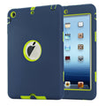 ipad Mini 123 Navy Green Heavy Duty Tough Rubber Kids  Case