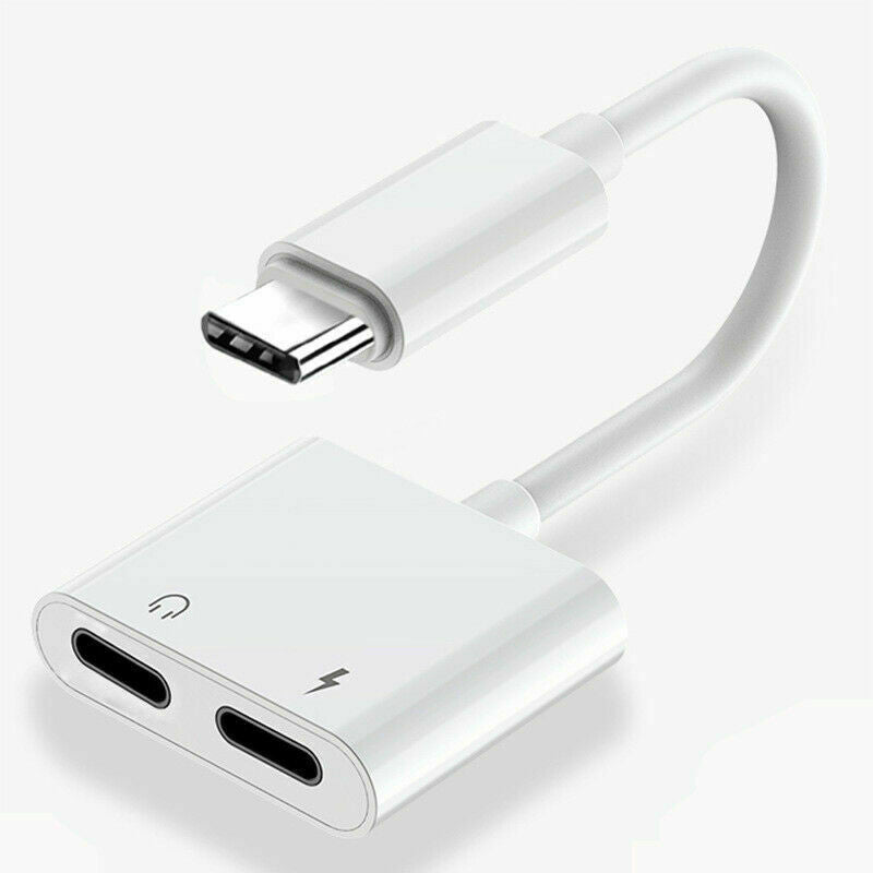 USB C Type C To Dual Type-C USB-C Adapter Convertor For Huawei Xiaomi Oneplus