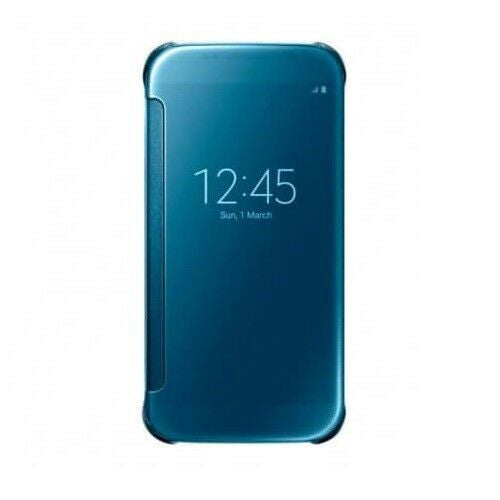 Samsung Galaxy S6 Edge Mirror View Navy Blue case
