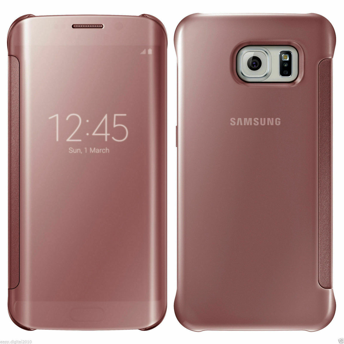 Samsung Galaxy S6 Edge Mirror View Rose Gold case