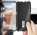 Samsung Galaxy S8  Magnetic Adsorption Metal Bumper Glass Case