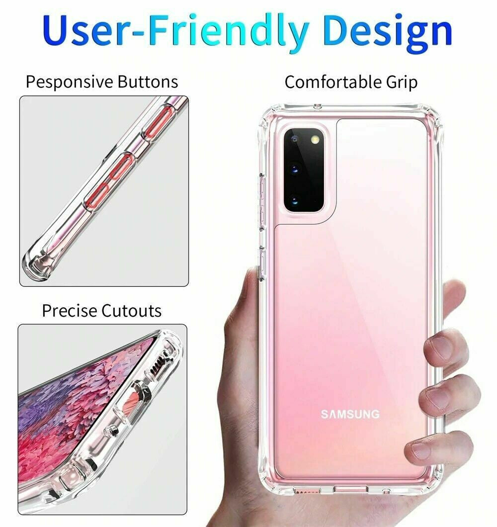 Samsung Galaxy S9 Shockproof  Protective Silicone Gel  back Case
