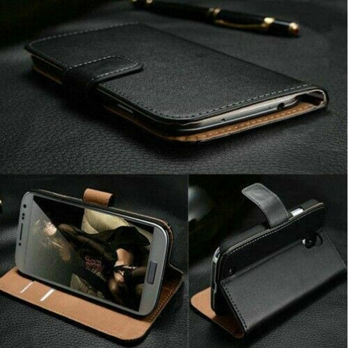 Apple iPhone SE 2020 leather Wallet Case