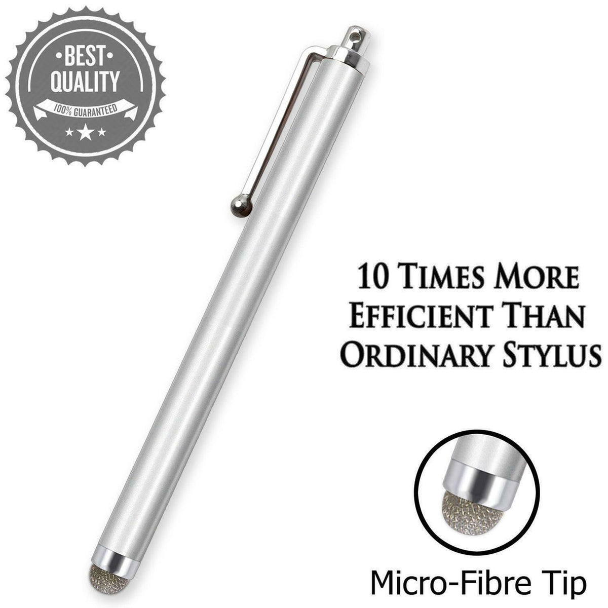 Mobile Phone Laptop Micro-Fibre Tip Stylus Pen For iPad iPhone Samsung Tablet