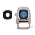 Samsung Galaxy Replacement S7 Camera Lens Cover Glass Frame- Silver