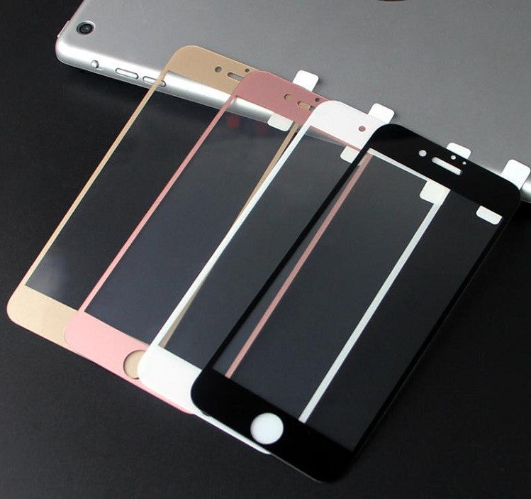 3D Curved Tempered Glass Screen Protector for iPhone 6 Plus/6s Plus - Gold