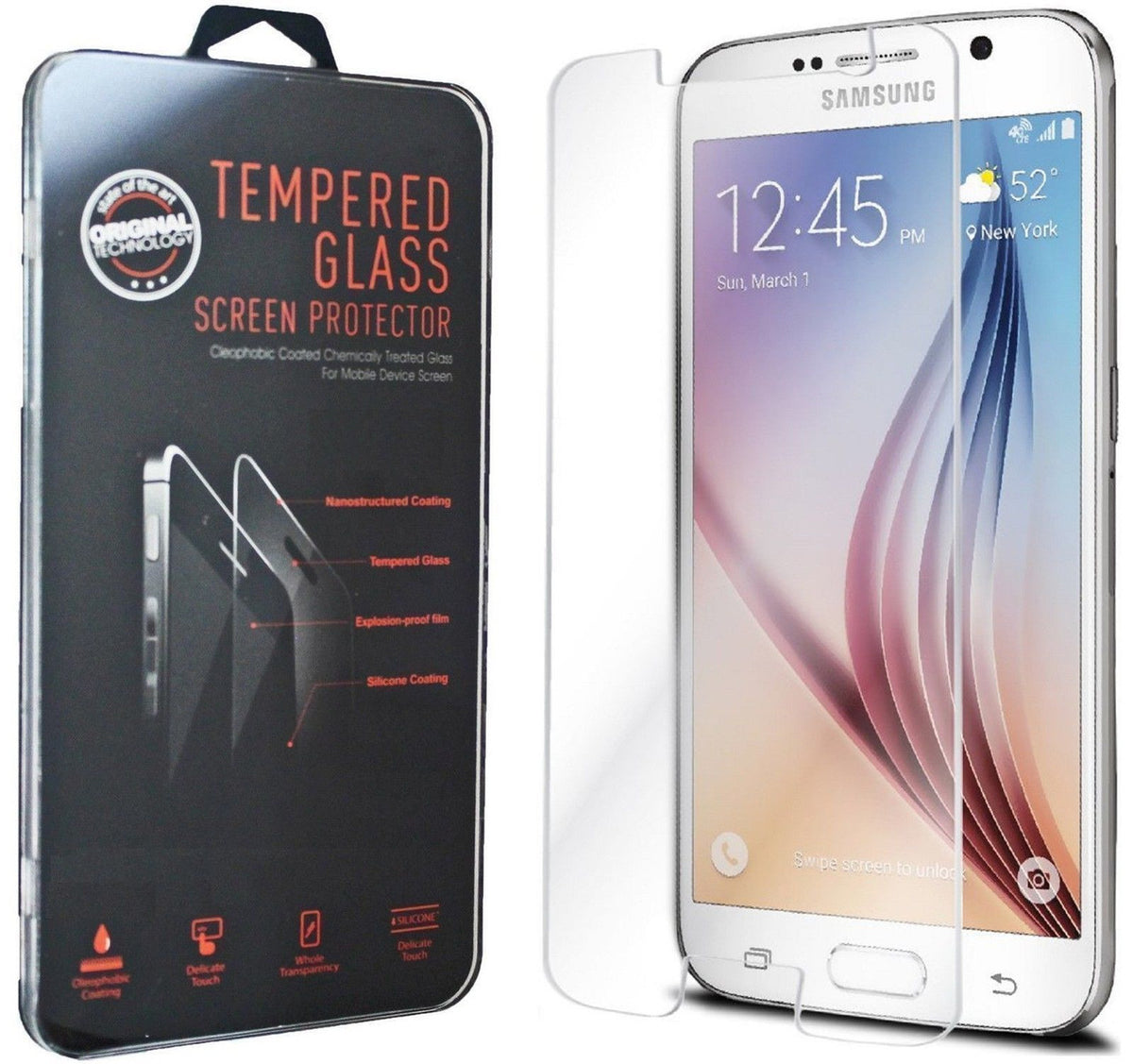 Tempered Glass Screen Protector for Samsung Galaxy S5